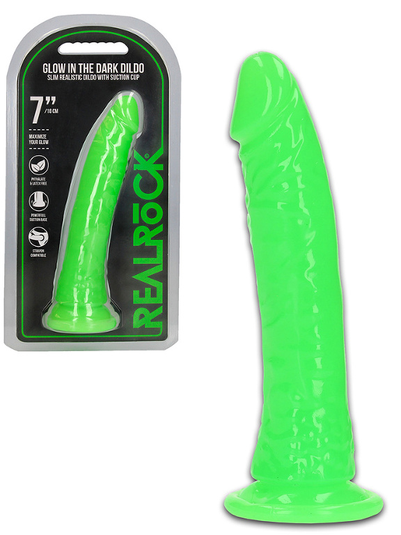 Realrock Dildo Inch Ohne Hoden Glow In The Dark Kaufen