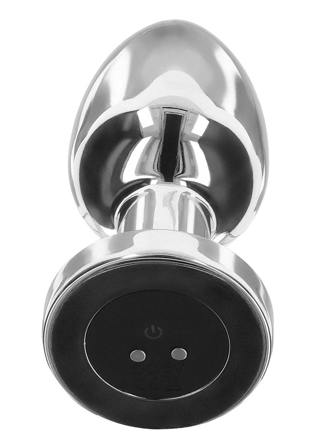 The Glider Vibrating Metall Buttplug Large