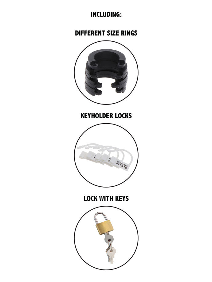 Extreme Chastity Cock Cage Long