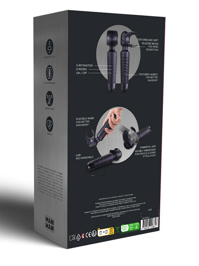 Man.Wand Evo - Black Plum Vibrator
