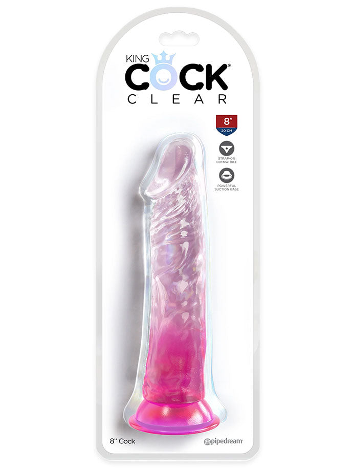 King Cock - 8 inch Pink