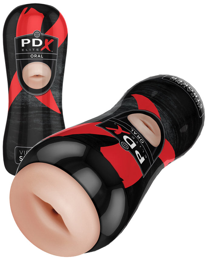 PDX Elite - Vibrating Oral Stroker