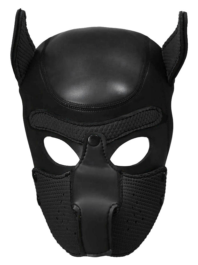 Puppy Play Hundemaske - Schwarz