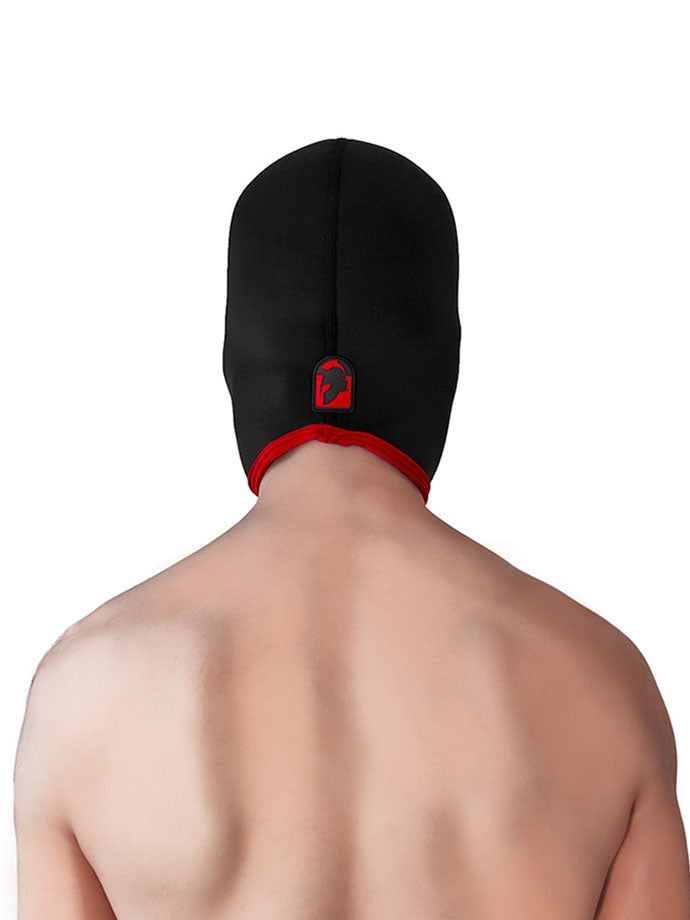 Blind Neoprene Face Fucker Hood - Schwarz/Rot