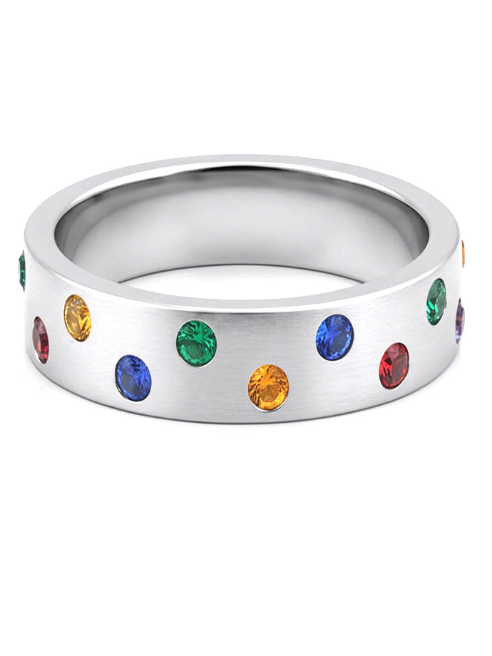 Heavy Caliber Cockring with Gems