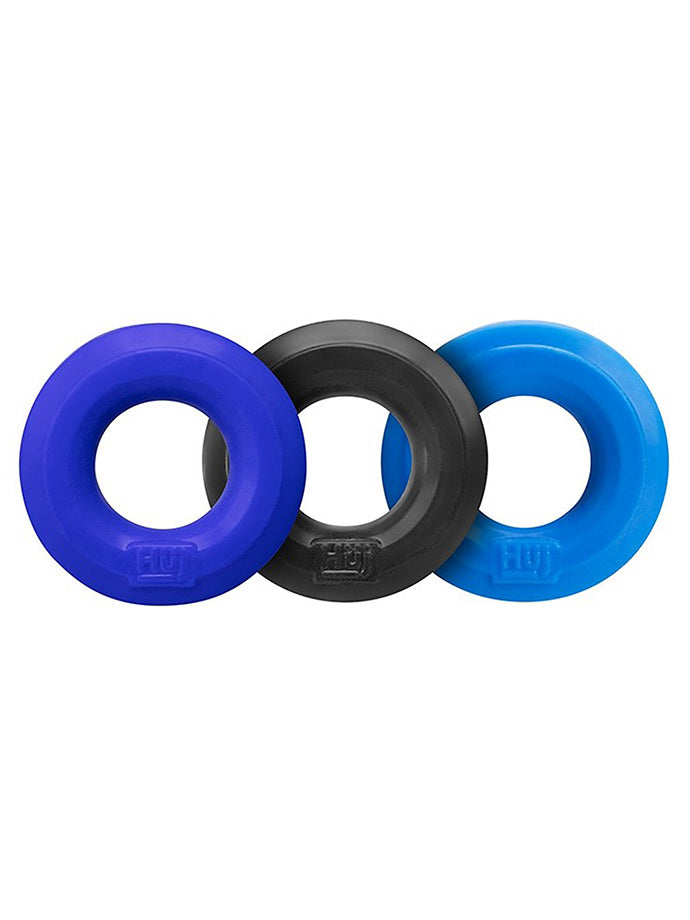 Hünkyjunk - C-Ring Multipack - Schwarz + Cobalt + Navy