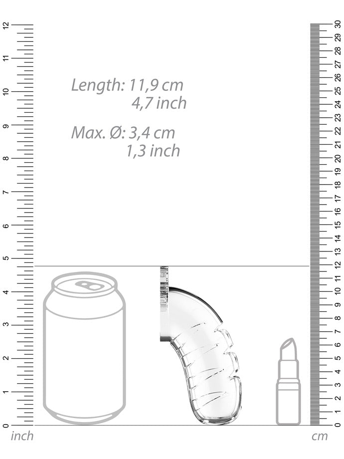 ManCage Peniskäfig Model 16 mit Dilator - Transparent