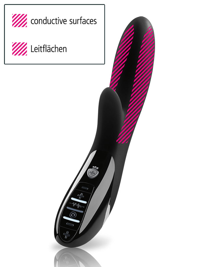 Mystim Daring Danny E-Stim Vibe - Black Edition