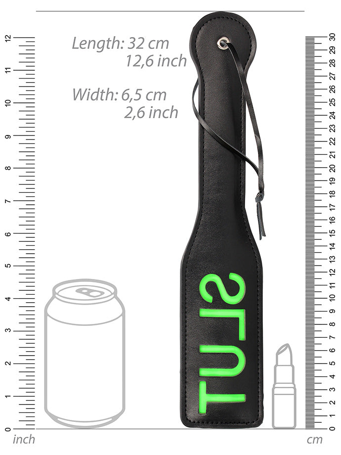 OUCH! Paddle - SLUT - Glow in the Dark