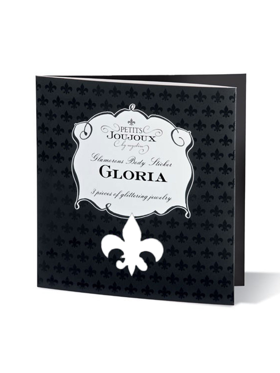 Gloria - Brust- und Venushügelschmuck - schwarz/violett