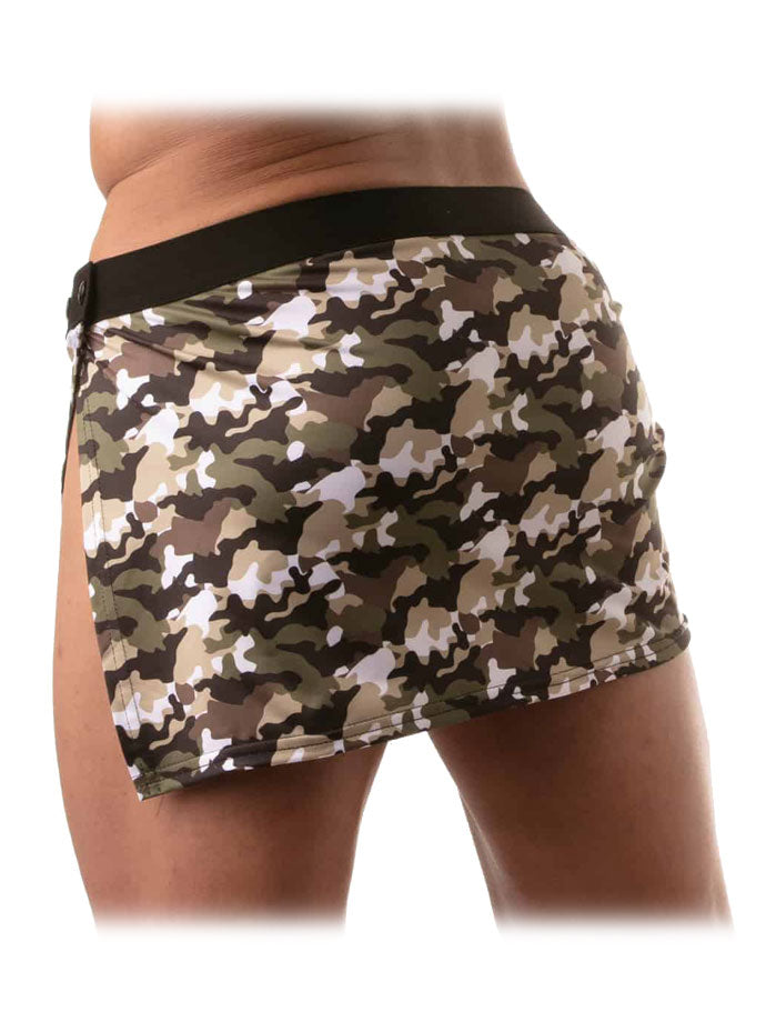 Iconic Skirt - Khaki Camo
