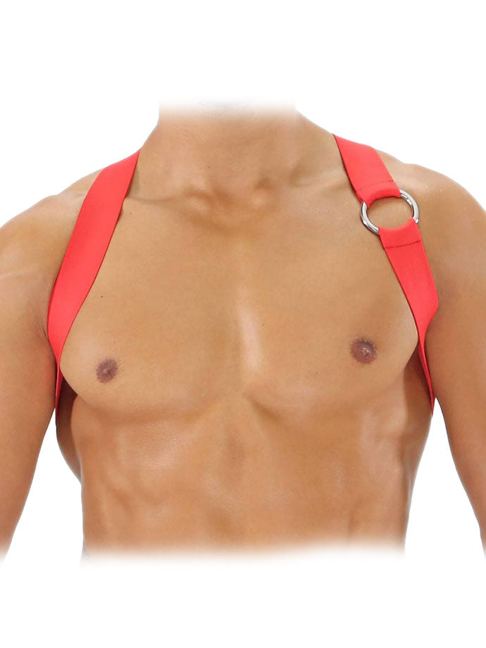 Party Boy Elastic Harness - Rot