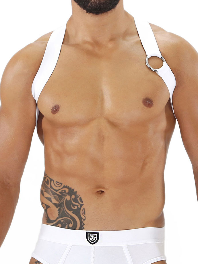 Party Boy Elastic Harness - Weiß