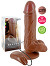 Heroes - Realistischer Vibrator 7 Inch - braun