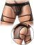 Mesh Thong with Chaps-inspired String