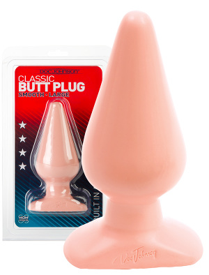 Classic Butt Plug - large white