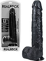 Realrock - Dildo 13 inch mit Hoden - Extra Thick