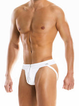Zipper Jockstrap - Weiß