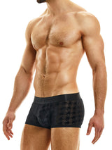 Pied De Poule Boxer - Schwarz