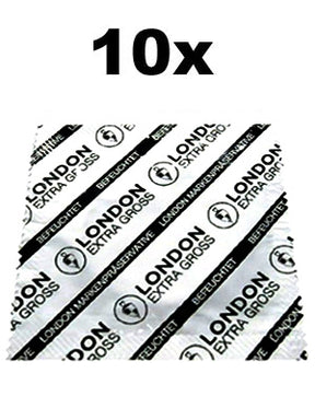 10 Stück London Kondome - extra groß