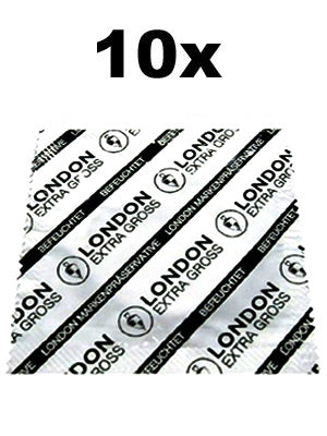 10 Stück London Kondome - extra groß