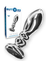 The Slider Vibrating Metall Buttplug Large