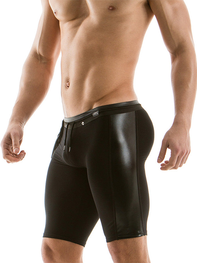 Latex Short Collant - Schwarz