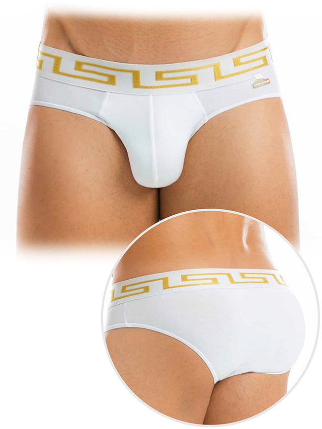 Meander Brief - Weiß