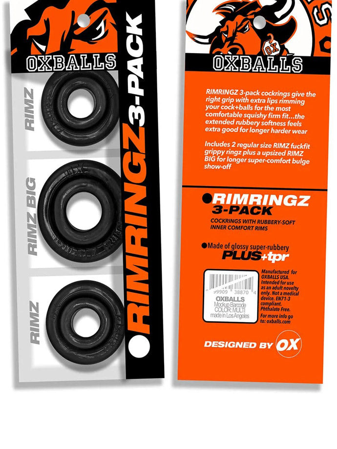 RIMRINGZ - RIMZ Softlips Cockring 3-Pack