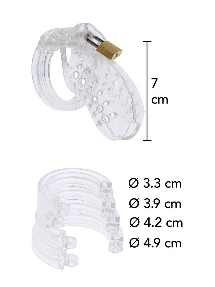 Extreme Chastity Cock Cage Acrylic