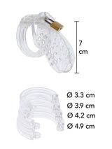 Extreme Chastity Cock Cage Acrylic