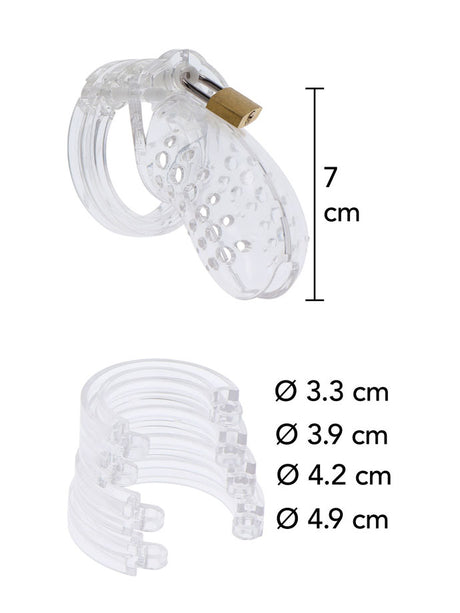 Extreme Chastity Cock Cage Acrylic