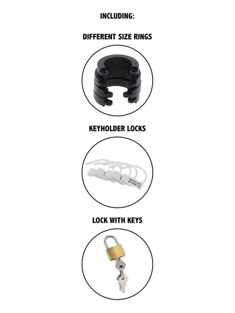 Extreme Chastity Cock Cage Short
