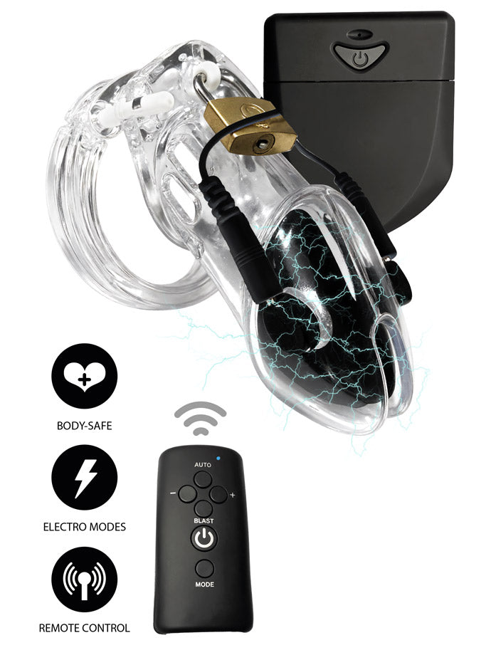 Extreme Electro Cock Cage Acrylic