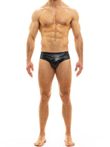 Leather Brief - Schwarz