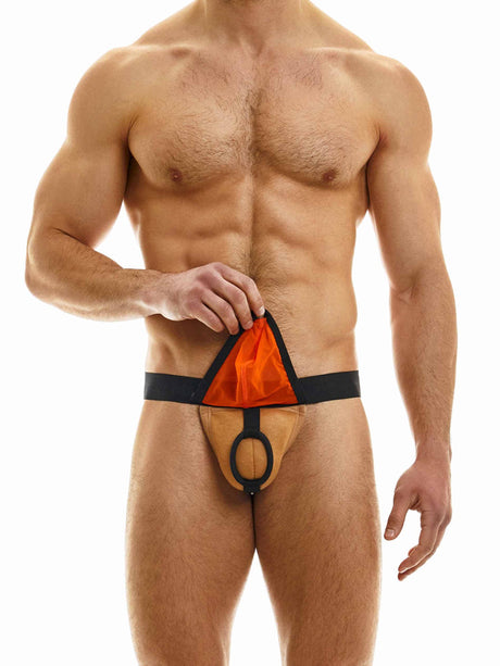 C-Ring Pleasure Thong - Orange