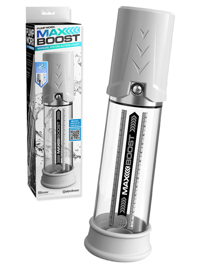 Pump Worx - Max Boost Manual Piston-Action Pump