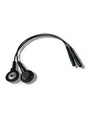 Mystim Adapterkabel, 4mm male Druckknopf zu 2mm Stecker-Buchse