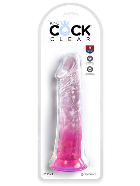 King Cock - 8 inch Pink