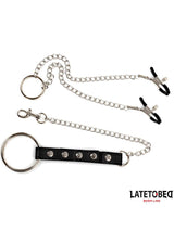 Nipple Clamps with Penis Ring