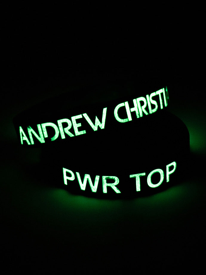 PWR TOP Glow-In-The-Dark Wristband