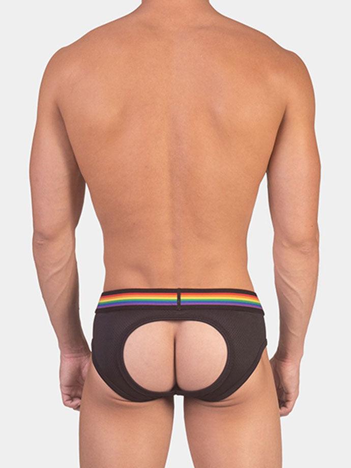 Backless Brief Pride - Schwarz