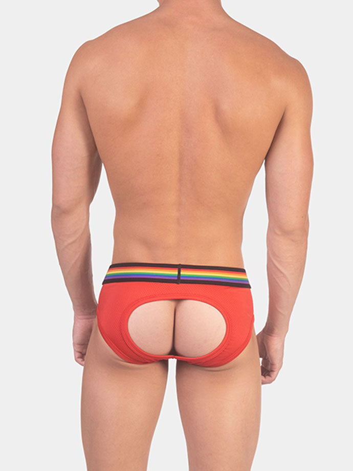 Backless Brief Pride - Rot