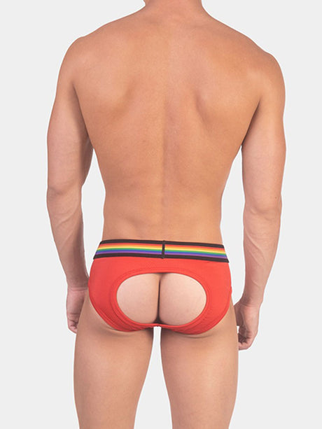 Backless Brief Pride - Rot