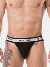 Jockstrap Bottom - Schwarz/Weiss