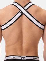Harness Top - Weiss/Schwarz