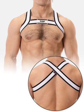 Harness Top - Weiss/Schwarz
