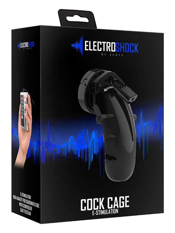Electroshock - E-Stim Peniskäfig - Schwarz