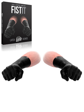 FISTIT Latex Handschuhe - schwarz