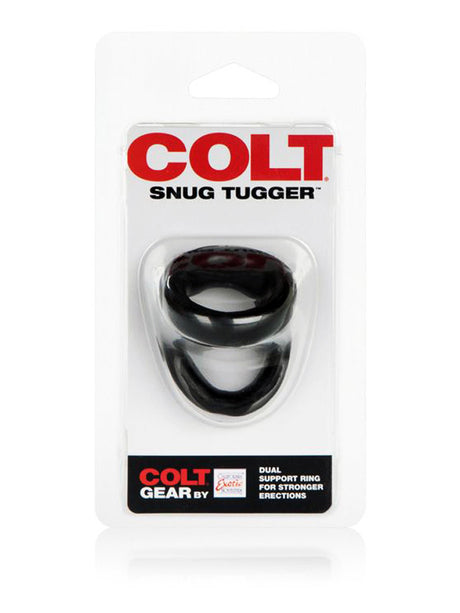 COLT Snug Tugger Doppel-Penisring Schwarz